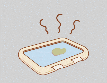 ワンちゃんがオシッコした後&hellip;