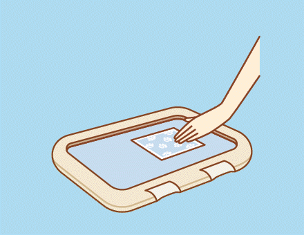 キレイパッドなら貼るだけ！