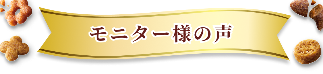 モニター様の声