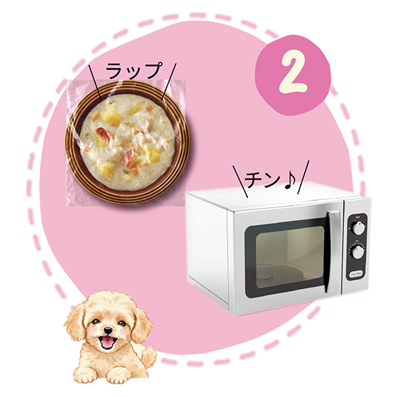 電子レンジで温める