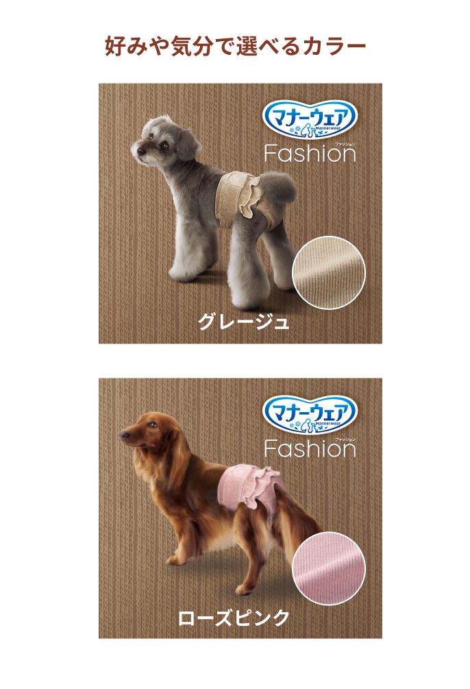 好みや気分で選べるカラー