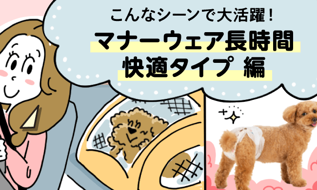 こんなシーンで大活躍！マナーウェア長時間快適タイプ 編