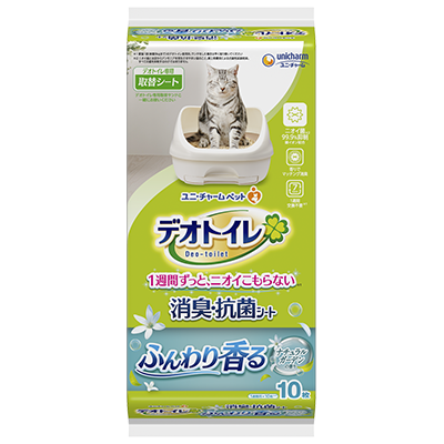 デオトイレ ふんわり香る消臭・抗菌シート-ユニ・チャーム ペット